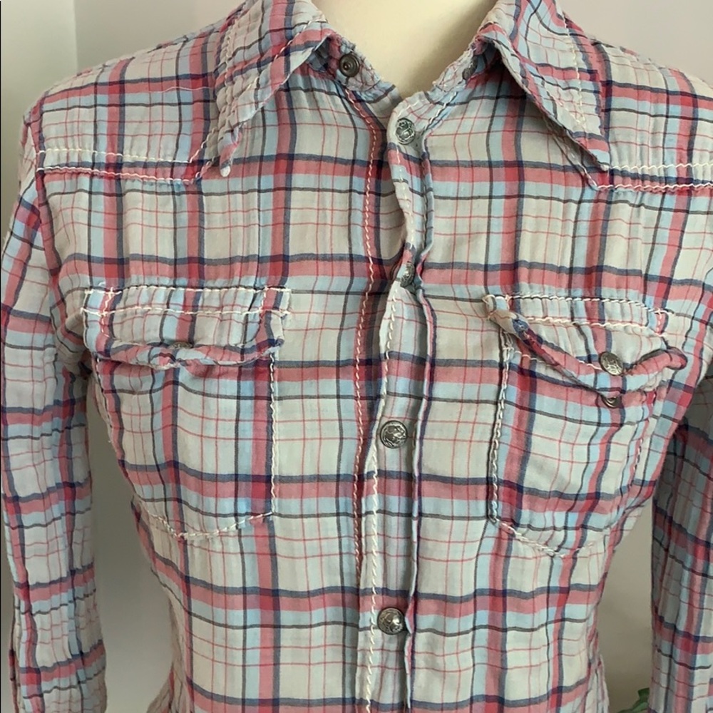 Stitch’s Long Sleeve Western Style Long Sleeve - Picture 2 of 9